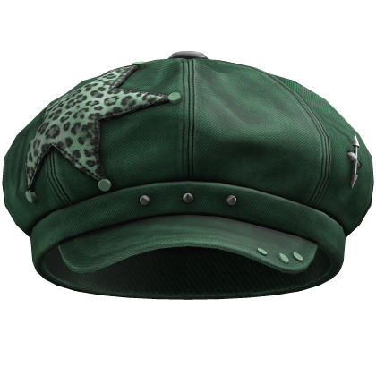 Star Leopard Beret (Green) Roblox item