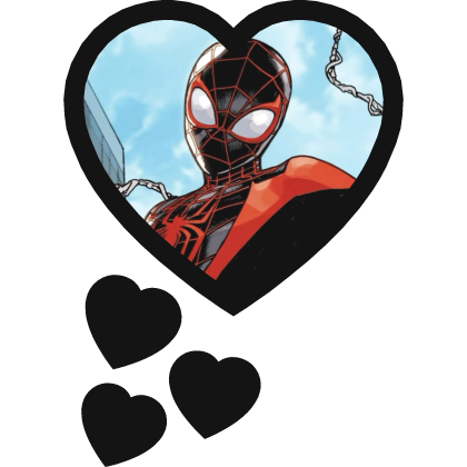 Miles Morales Thinking Hearts Marvel