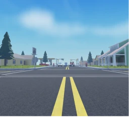 normal day in a city icon