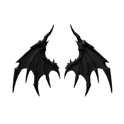 Void Black Demon Wyvern Wings