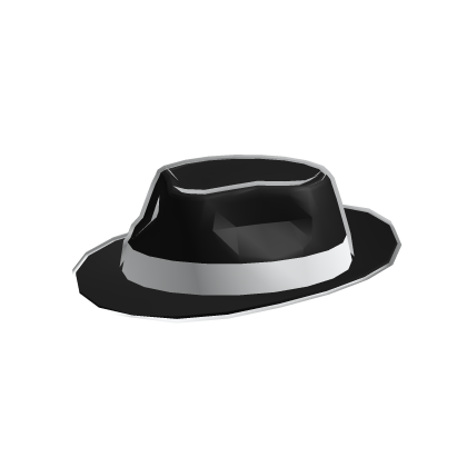 Cartoony Black Fedora Roblox item