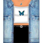 Jayla's Blue Butterfly Clothings!