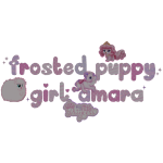 ♡: frosted puppy girl amara