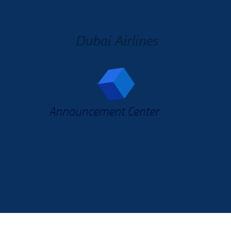 Dubai Airlines's Announcement Center