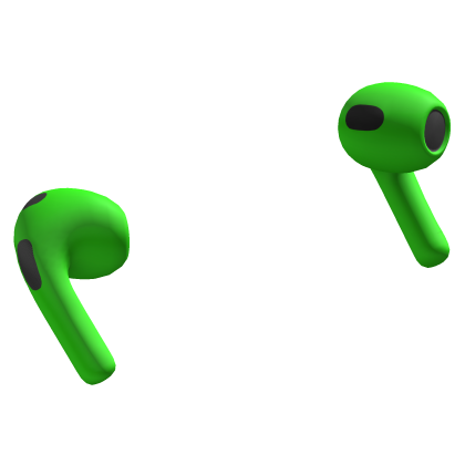 Green Wireless Earbuds