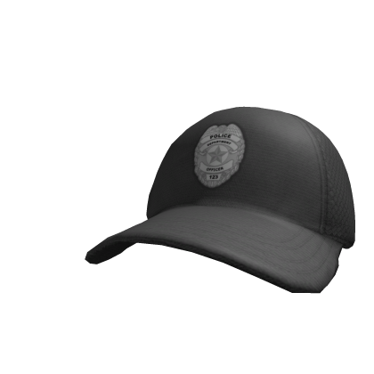 (AST) PD Black Cap Roblox item