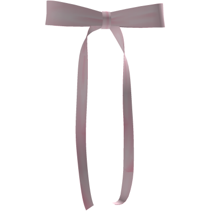 dainty coquette cute pink face bow Roblox item