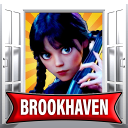 🏡BrookhavenRP ⚫💀Wednesday Obby Parkour!