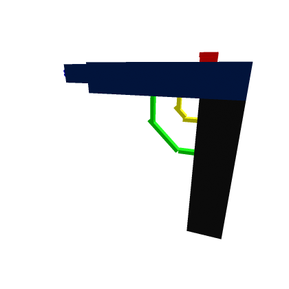 Model of a big pistol