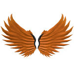 Orange Emperor Wings