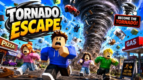 Tornado Escape! 🌪️