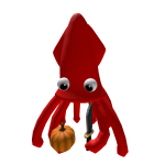 Red Halloween Squid