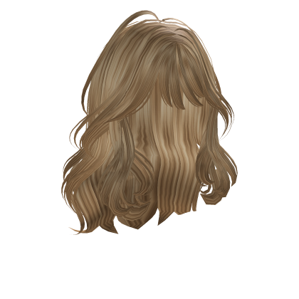 Messy Long Hair With Bangs (Honey Gold) 💛