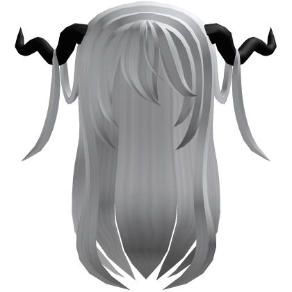 White Hair W/ Horns