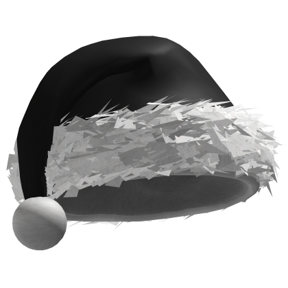 Black Christmas Santa Hat