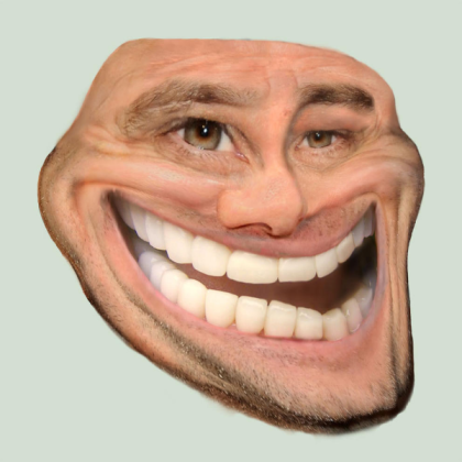 Troll face (realistic) Roblox decal