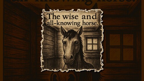 The wise and all-knowing horse