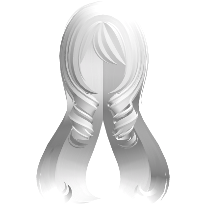 curly princess long heart hair white