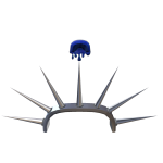 💎 Blue Diamond Spike Headband 💎