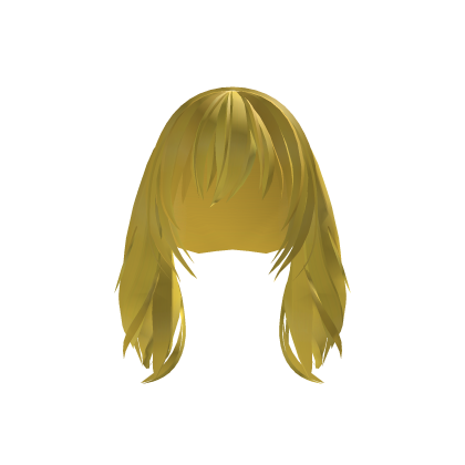 Messy Twintails Hair yellow Roblox item
