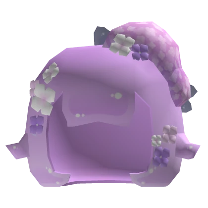 ᨳ low poly purple hydrangea wii mii hair | Roblox Item - Rolimon's