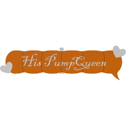 His Pump Queen - matching cute halloween text