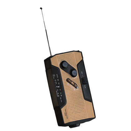 Orange Emergency Weather Radio