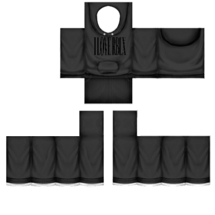 Black hoodie Roblox decal