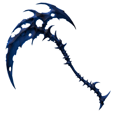 Blue Frost Spine Reaper Scythe