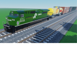 my co-op train pass by!