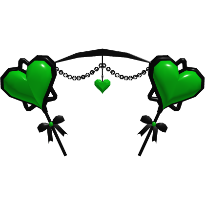 ♡ Green Heart Boppers - Diwali Sparkler Addon