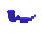 Blue Rattlesnake Arcade Prize Test Hat