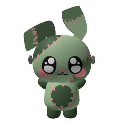 Cute Halloween Big Zombie Bunny Plush Roblox item