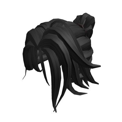 Anime Samurai Ponytail Black Hair Roblox item