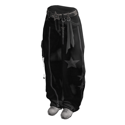 Black Star Denim Y2k Girl Pants thumbnail