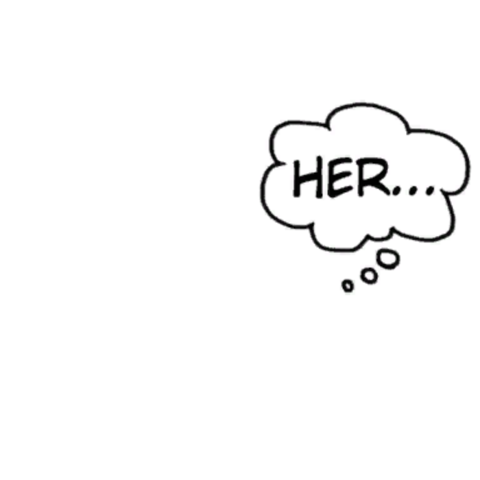 Dreaming of Her Thought Bubble