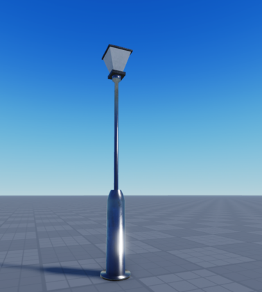 UrbanCore Street Lamp – Classic Straight Design preview 1