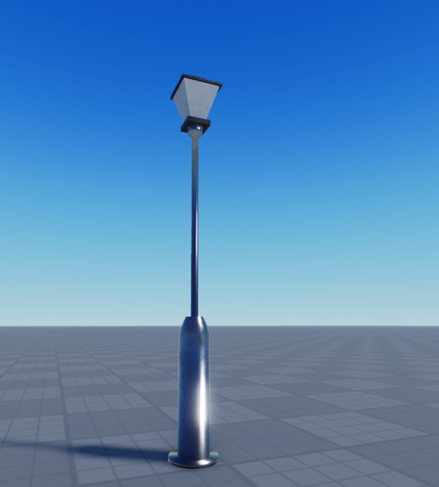 UrbanCore Street Lamp – Classic Straight Design preview 1