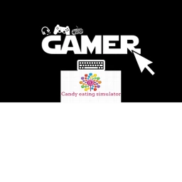 Gamer eating simulator icon