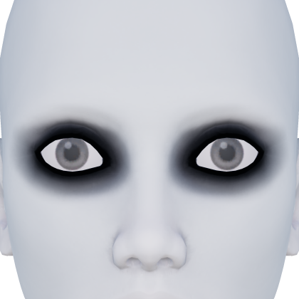 Neon Glowing Black Eyes