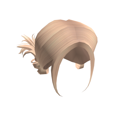Y2K Messy Aesthetic Spiky Buns Hair in Blonde Roblox item