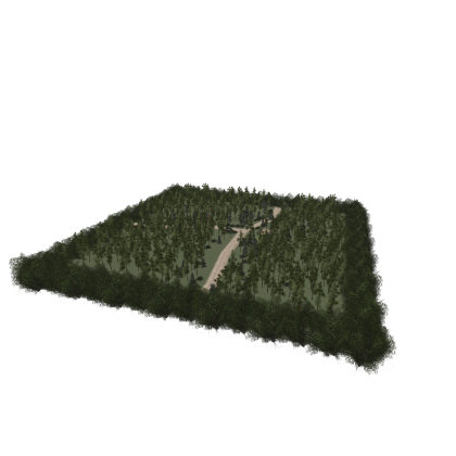 Forest with Houses