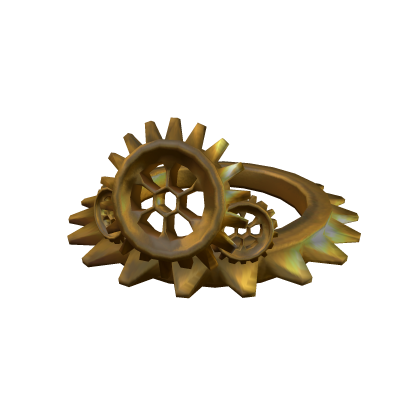 Gold Cog Crown