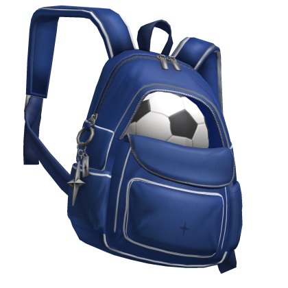 Blue Soccer Backpack Bag Single Strap [1.0]