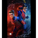 Kid danger and Captain man in the man Cave
