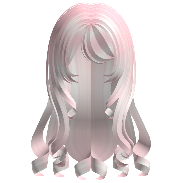 pink long girl hair