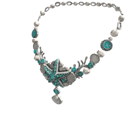 Starfish Pearl Ocean Mermaid Necklace