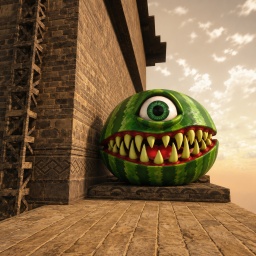 Climb Scary Watermelon Tower