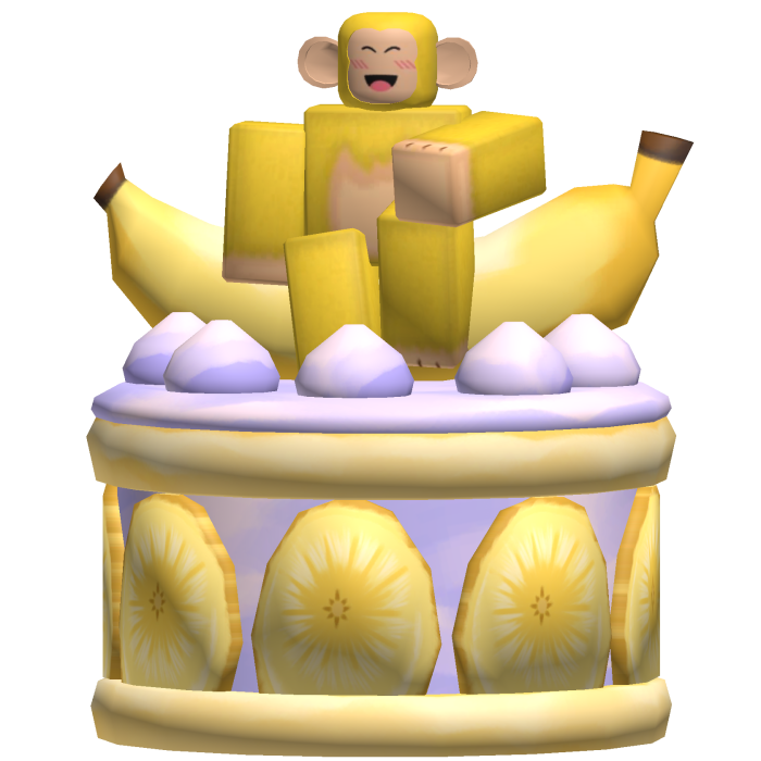 Shady Monkey’s Banana Birthday  Cake (Vanilla)🍌🎂