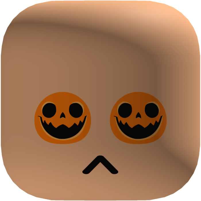 Chibi Pumpkin Eyes Sad Face [HALLOWEEN🎃]
